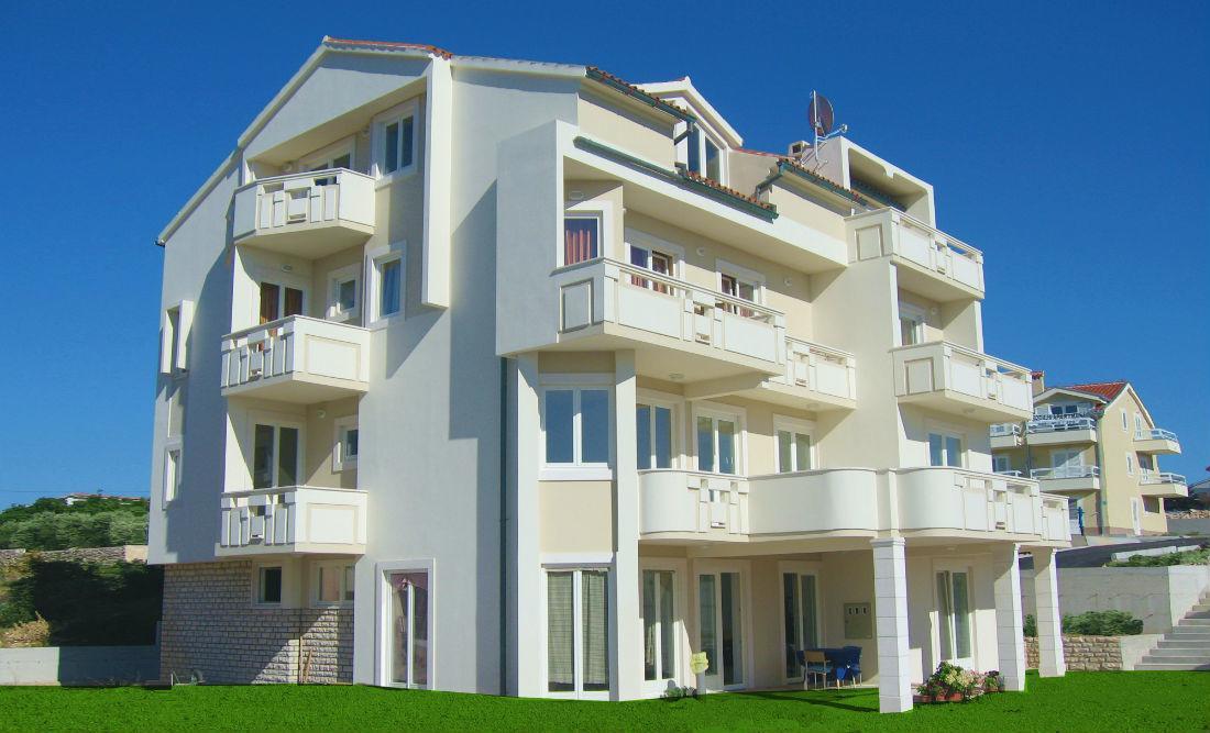 Apartments Mirage Novalja Exteriér fotografie